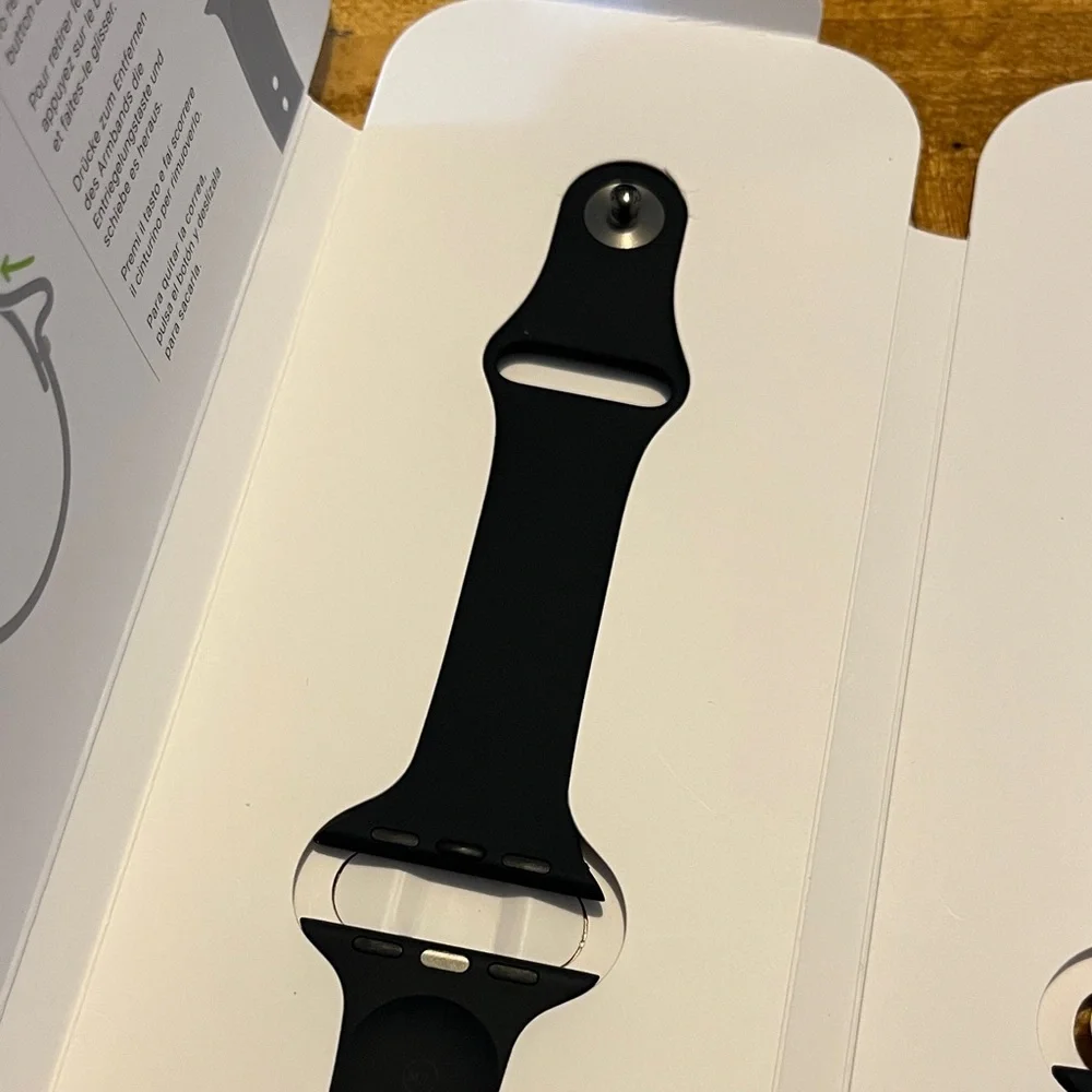 Unisex Apple Midnight Black/Blue Smartwatch Band (41MM)
